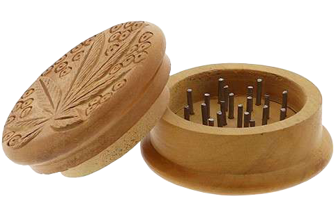 Wooden Weed Leaf Grinder